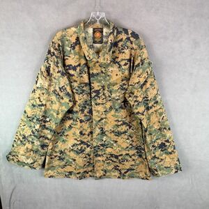 USMC Marines Shirt Jacket Digital Camo Medium Long Marpat American Apparel
